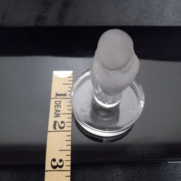 Vintage 1980s Lalique France Crystal Art Glass Hawk, Bird Of Prey Figurine - Picture 8 of 9